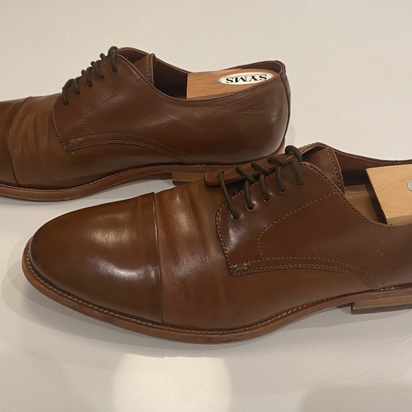 Aquila Tan Dress Shoes Size 43, US Size 10 - Picture 5 of 10